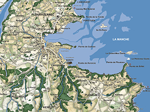 OFFICE DE TOURISME DE PAIMPOL - Réalisation d'une cartographie axonométrique du Pays de Paimpol-Goélo