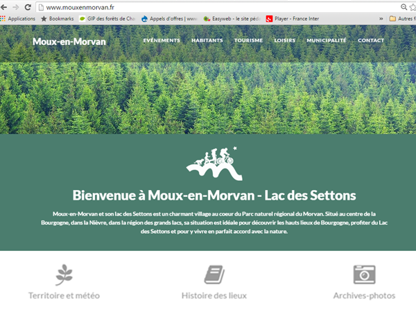 MOUX-EN-MORVAN - 2016 - Conception, réalisation, hebergement du site web de la ville et d'une application de la fameuse randonnée de la Mouxoise, téléchargées par des visiteurs du grand événement de la Mouxoise, le 24 avril dernier. Disponible sur IOS et ANDROÏD